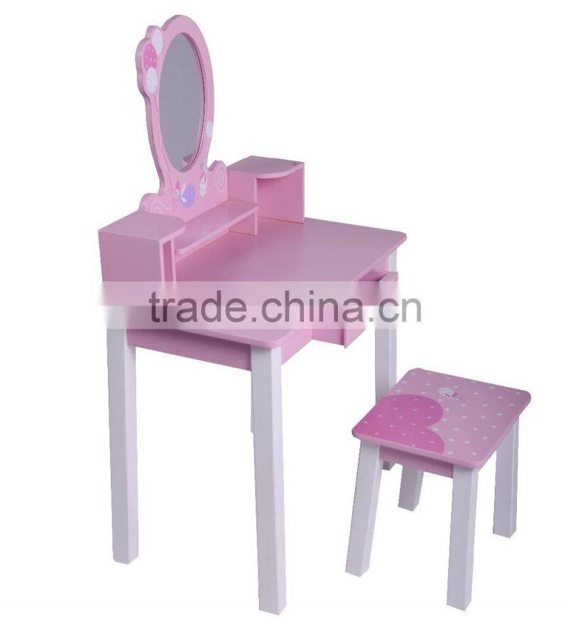 kids morden dressing table with mirrors, vanity table