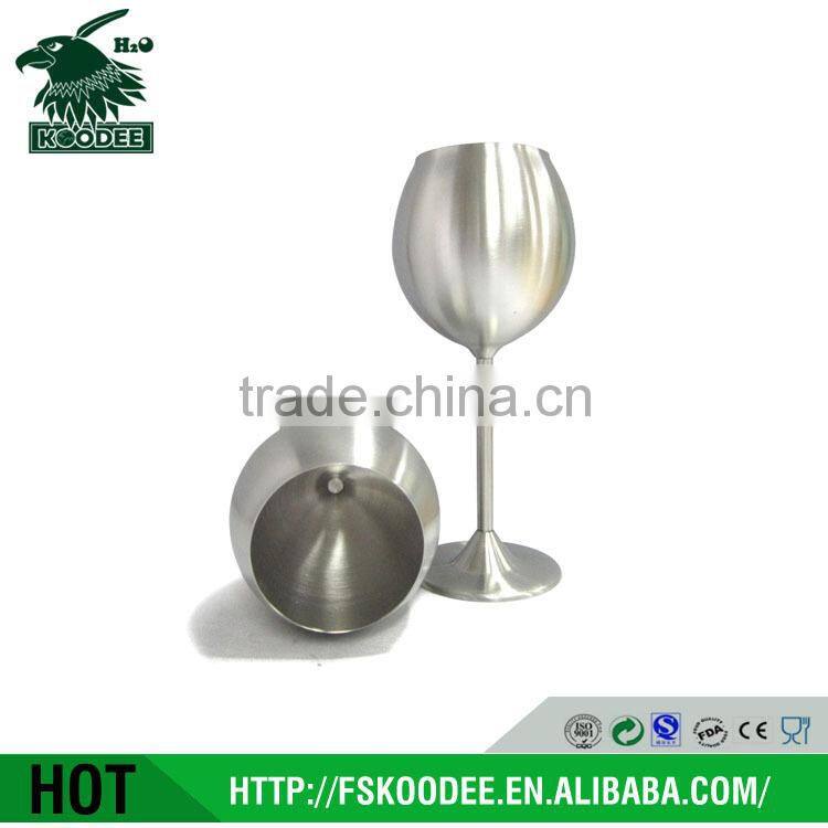 Wine set of 2pcs wine glass stainless steel household supplier