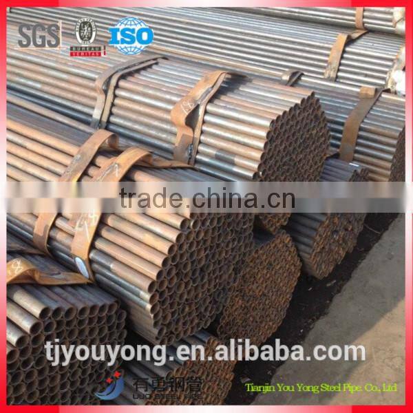 q235 yield tensile strength construction scaffold steel round pipe in stock