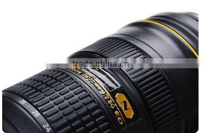 Elastic Black Lens mug/Lens cup 24-70mm for Nikon with Stainless steel liner