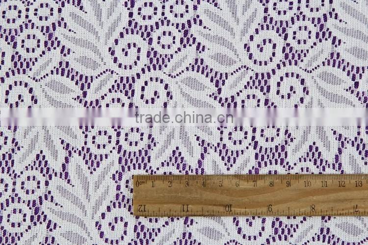 wholesale beautiful in stock 100 poly wedding embroidery white lace fabric for wedding dress