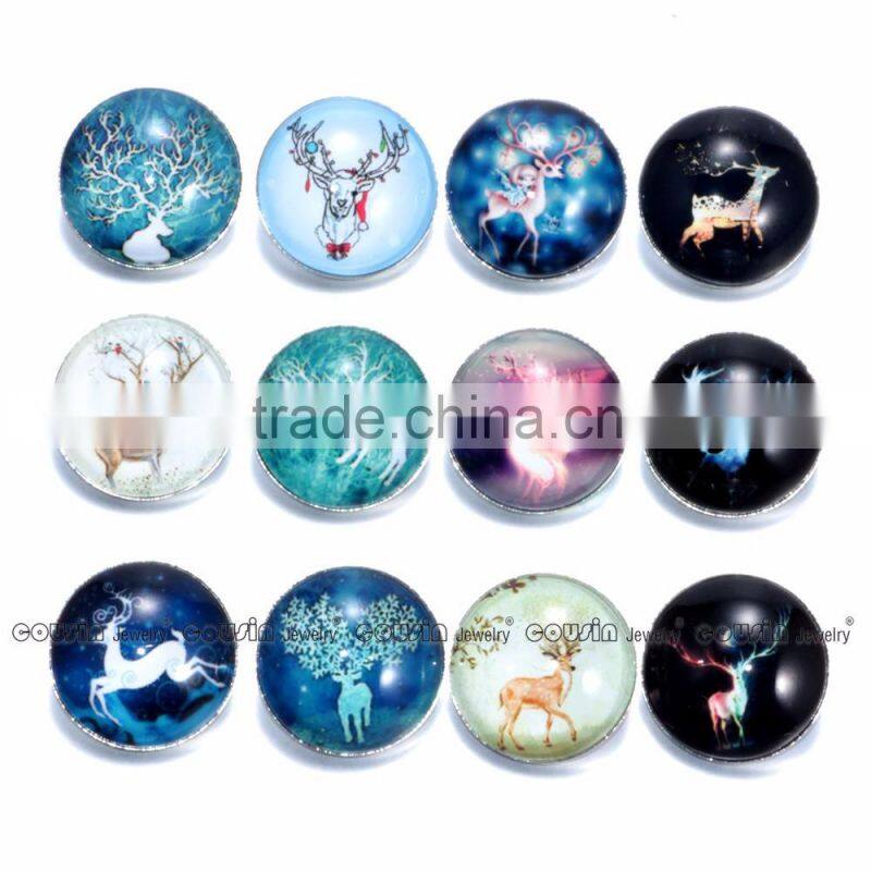 18mm Glass snap button Cutomized for interchangeable charm jewelry fit snap button Jewelry Cousin jewelry