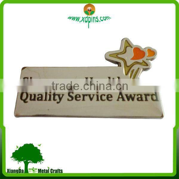 Factory Customized Design Embossed Extrusion Aluminum Metal Nameplate
