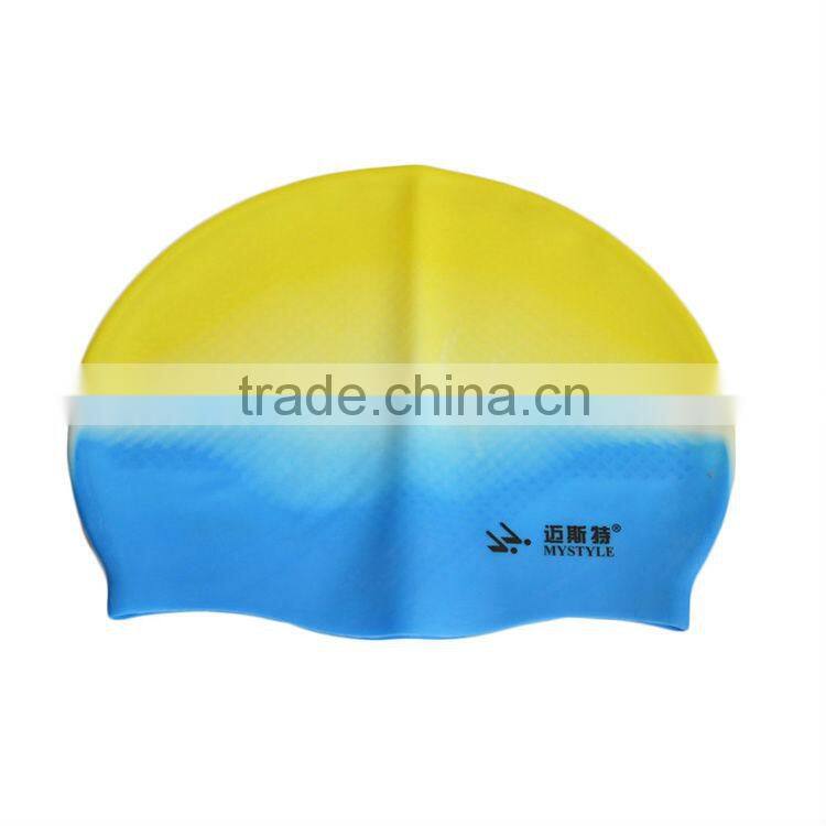 Unique silicone cap for swimming/silicone swim cap
