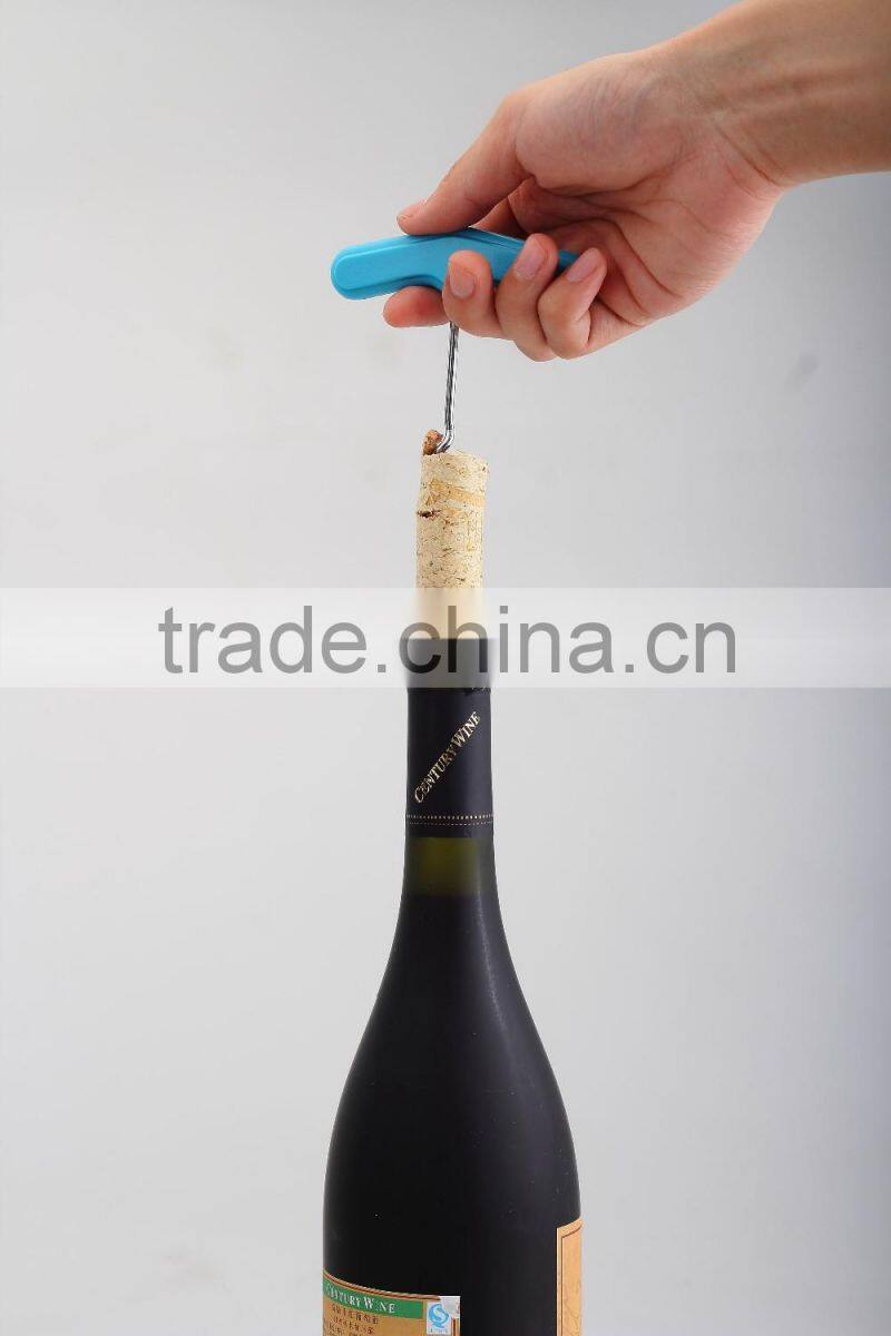 S/S+ABS 11.5*9.4*1 Colorful kitchen small red wine opener