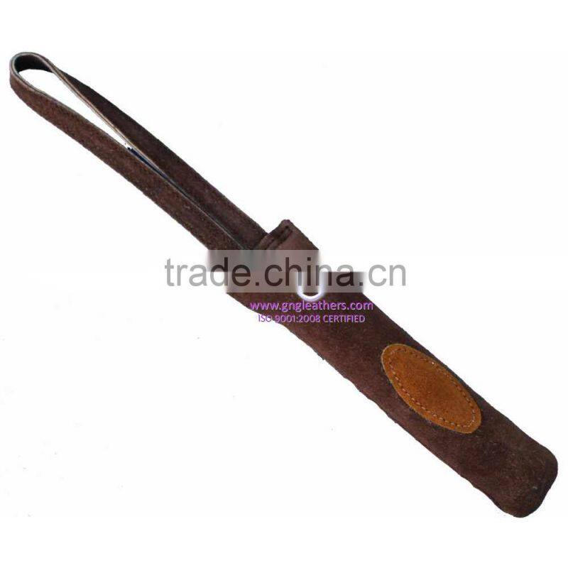 Suede Leather Pull Tug toy