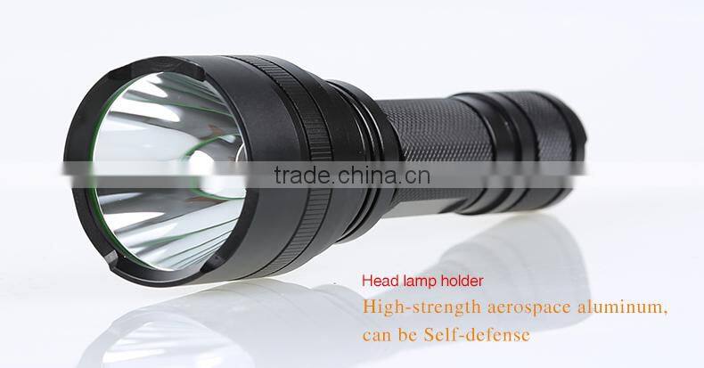 Rechargeable XML R5 LED Aluminum Flashlight