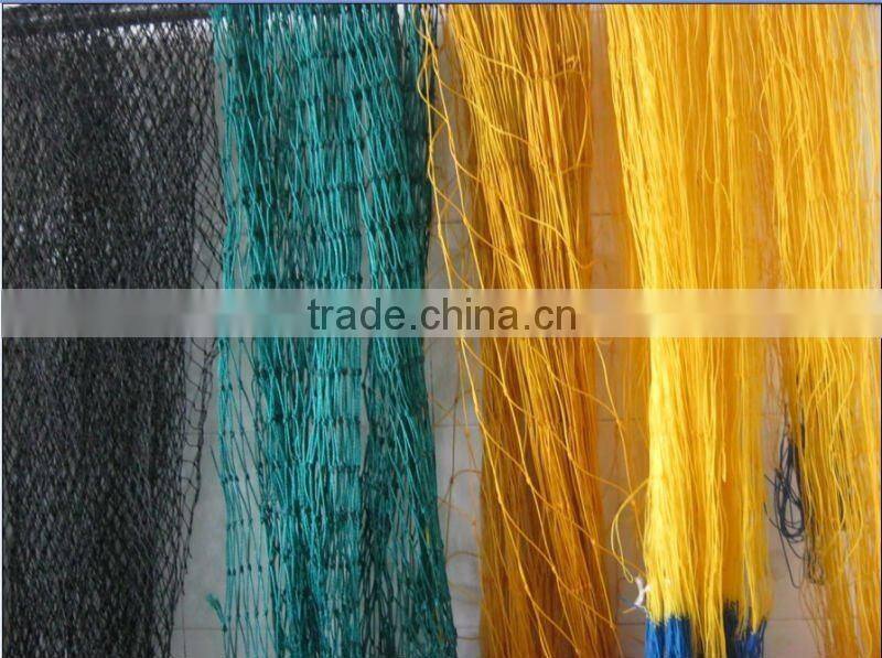 polyethylene green fishing net
