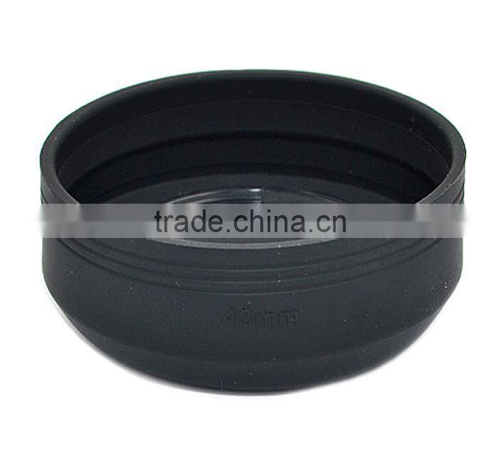 JJC Wide Angle Standard Telephoto 3-in-1Soft Rubber Collapsible Silicone Lens Hood 67MM