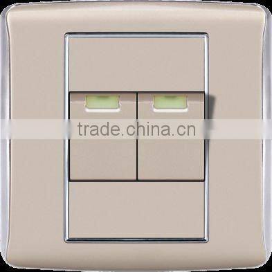 Two Gang One Way Switch