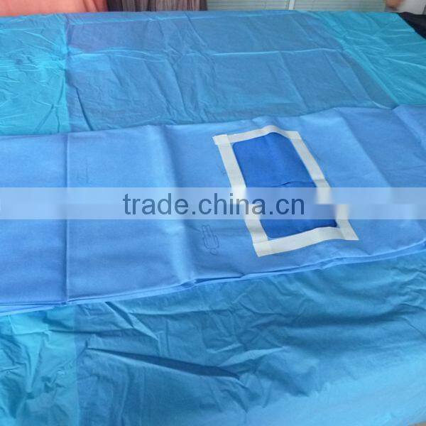 Surgical disposable sterile laparotomy pack