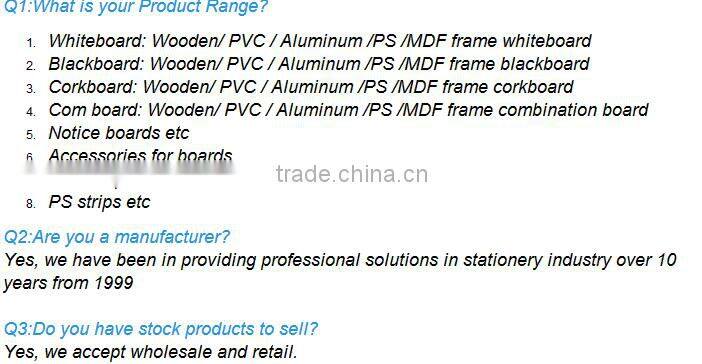 Lanxi xindi MDF clork board