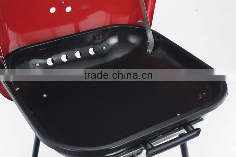 Attractive portable balcony bbq grill with wheel