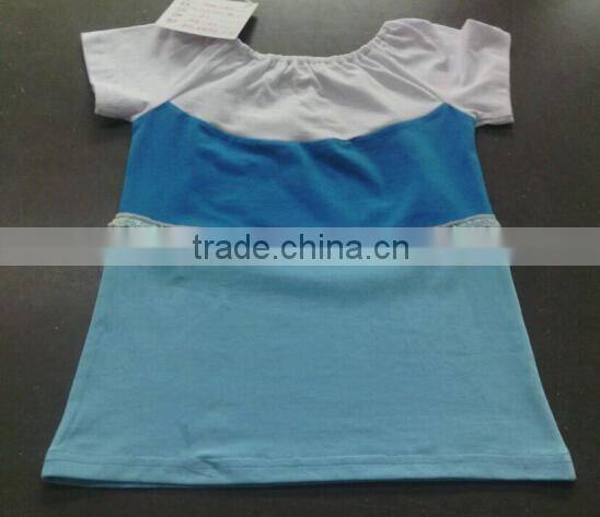 Unique Fun kids girls t shirt flutter sleeves t shirt kids wholesale