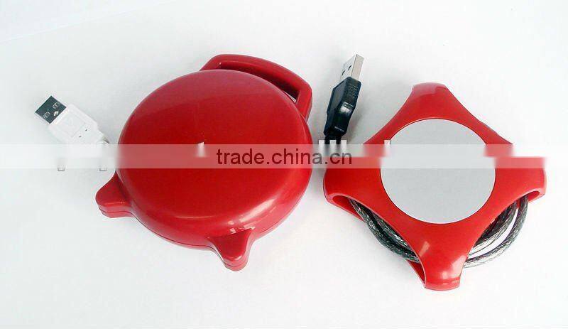 portable computer usb hub 4 ports stand with logo printing