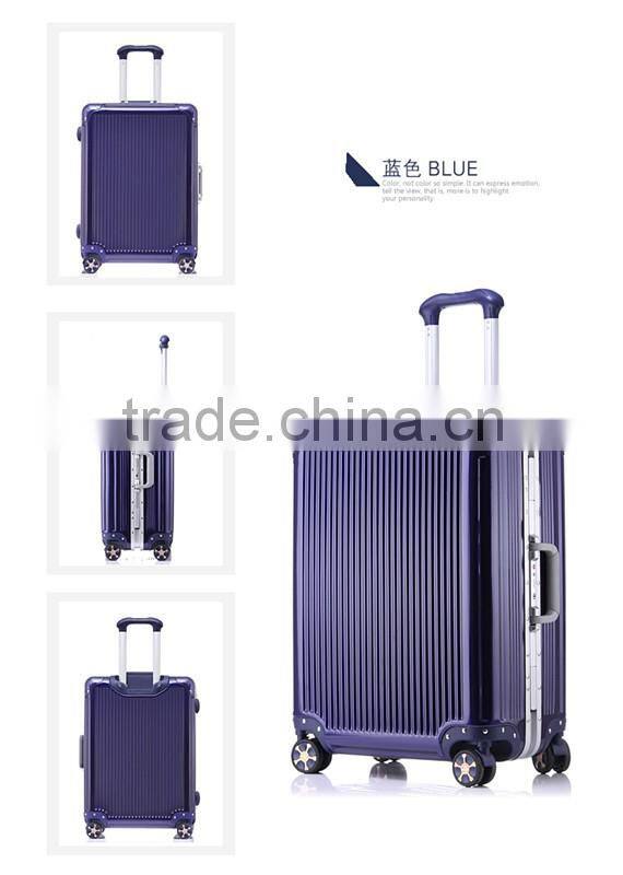 2016 Newest Fashion Smart Bluetooth Lock marrow aluminum frame 360 Universal Wheel luggage /Suitcasee