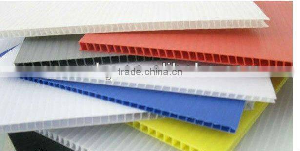 waterproof material of twin wall plastic corrugated sheet