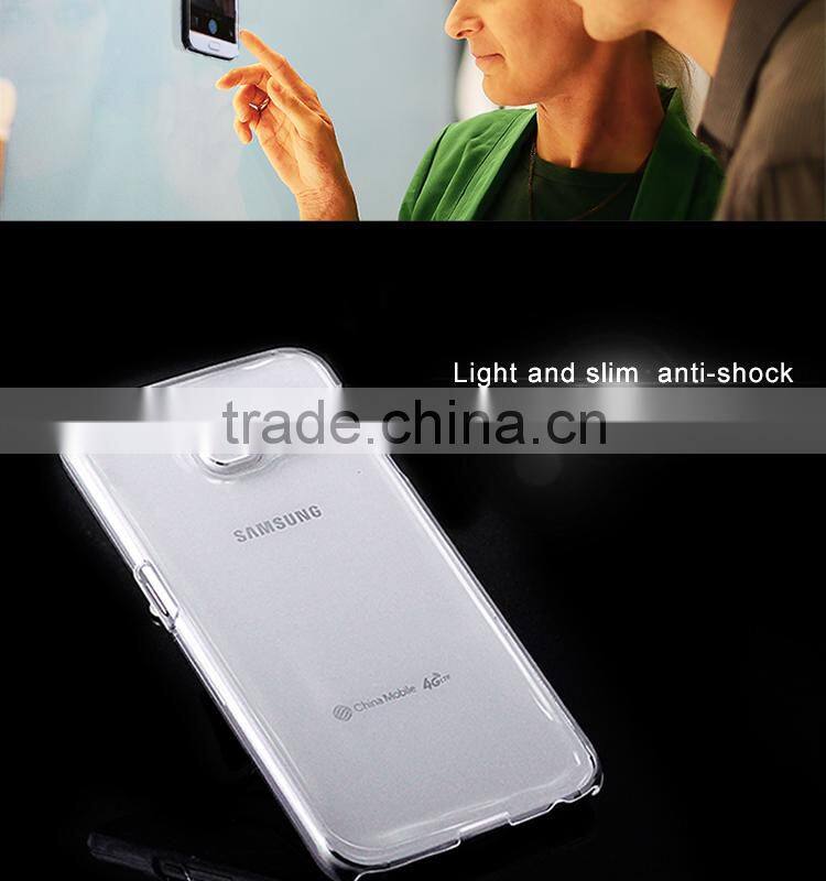 Looking for epoxy gel case for Samsung S6, gel case factory supply clear PC epoxy case