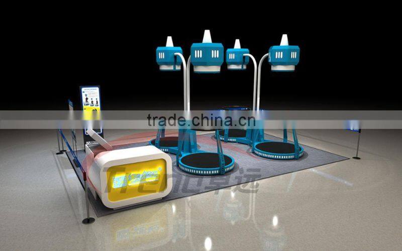 IAAPA popular VR treadmill virtual reality simulator 9d cinema