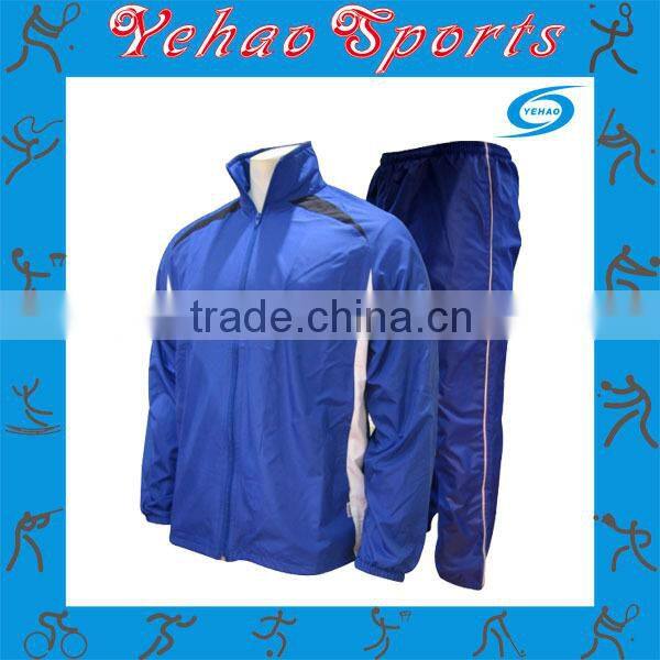 navy blue black tracksuit with custom design as you required