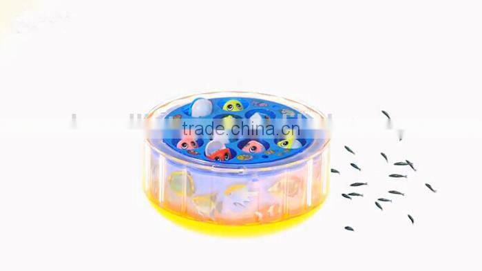 Fishing Interactive Game Toy for Kids,B/O music fishing toy game