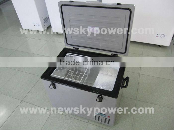 new design DC 12V BR70AC4 mini fridge portable car fridge freezer