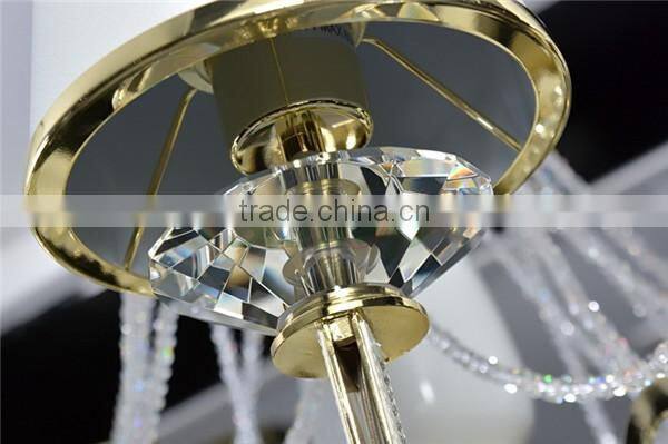 modern furniture designers hunging lamps/K9 Crystal pendant lighting/leather chandelier light