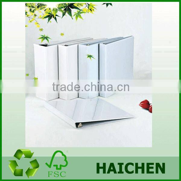 PVC Ring Binders 3 Rings Paper material Metal Ring Binder