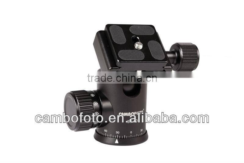 strong and stable small tripod ballhead