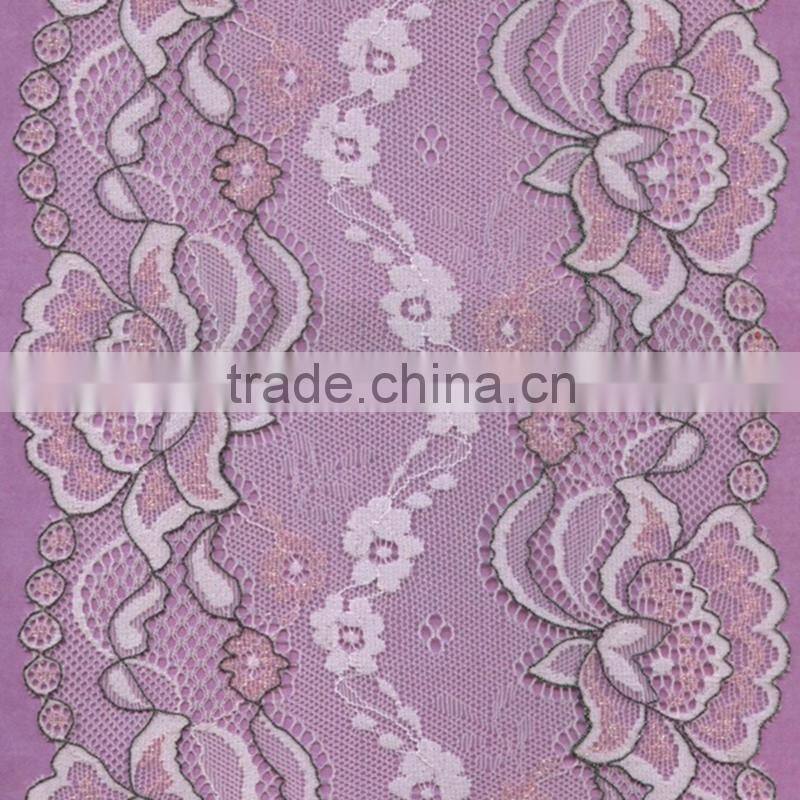 15-20cm Stretch Nylon Spandex Lace Trim for Bridal