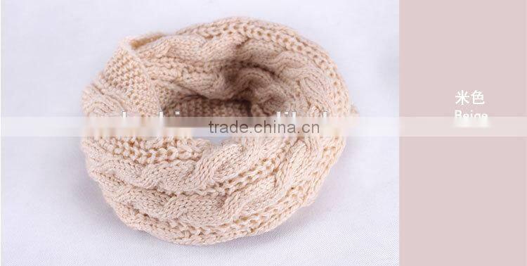 New product high quality infinity scarf knitting pattern WJ-645