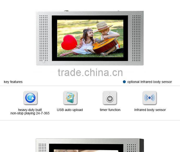 FlintStone 10 inch LCD video player , promotional advertising monitor, advertising monitor used in train