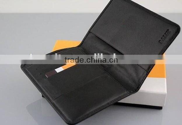 top quality business genuine leather passport holder
