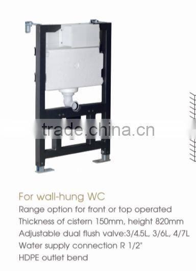 Bathroom Product Dual Flush Pnermatic Toilet Cistern