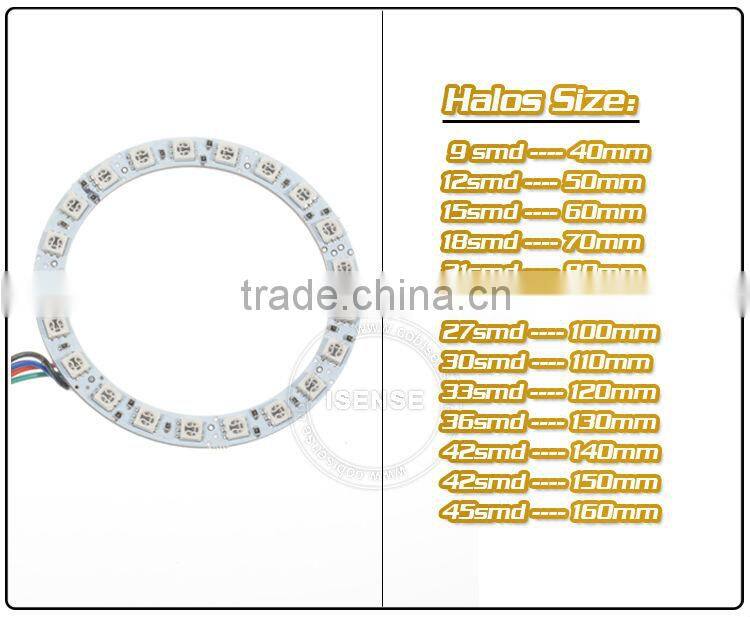 5050SMD LED ANGEL EYE FULL CIRCLE WHITE PCB