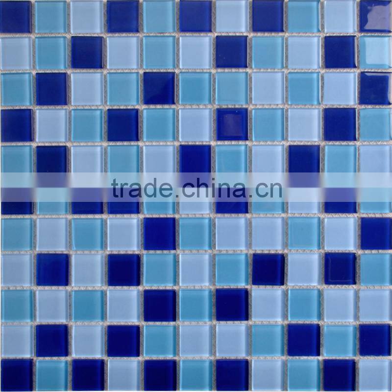 20x20 25x25 swimming pool mosaic blue blue cobalt mixed tiles
