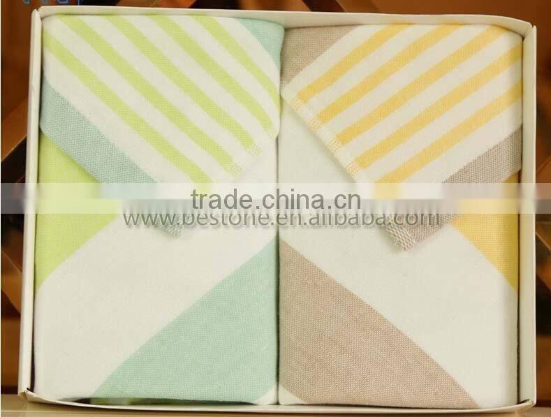 Wholesale Dobby 100% Cotton Bath Towel Set