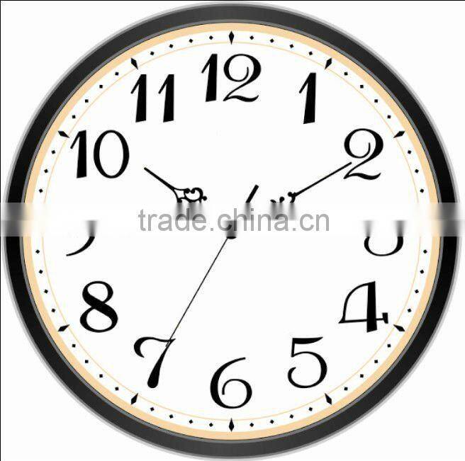 decorative wall clock, wall mounted round clock