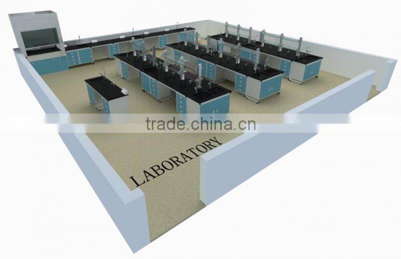 ISO9001/14001 CE Steel Chemical Laboratory Benches and Counters