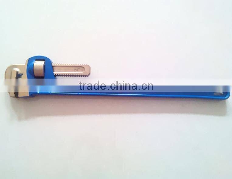 Explosion Resistant Pipe Wrench American Type Non Sparking Safety Hand Tools