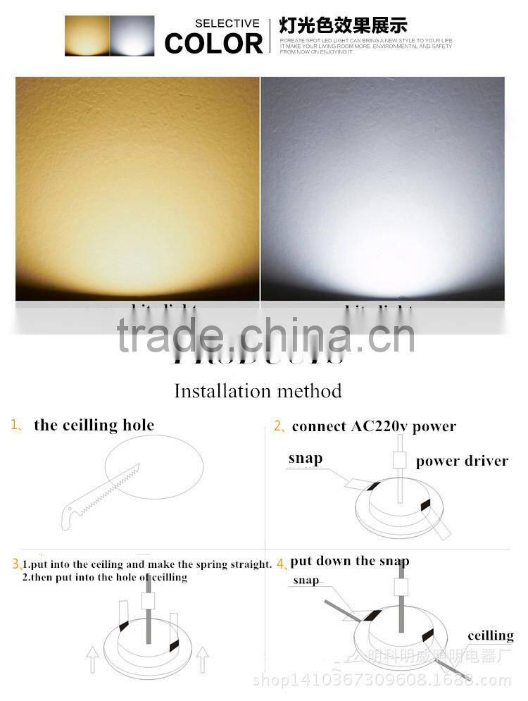 zhongshan Lastest design 20w led downlight with high power