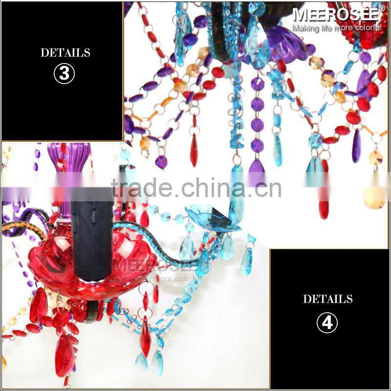 Royal Palace Acrylic Chandelier with Colored Beading MD2650