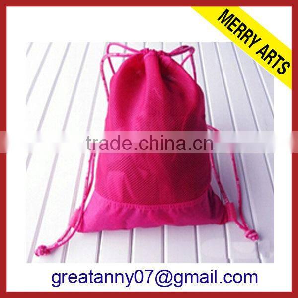 2015 new design advertising decoration fabric drawstring bag cloth drawstring bags drawstring trash bag with good quality