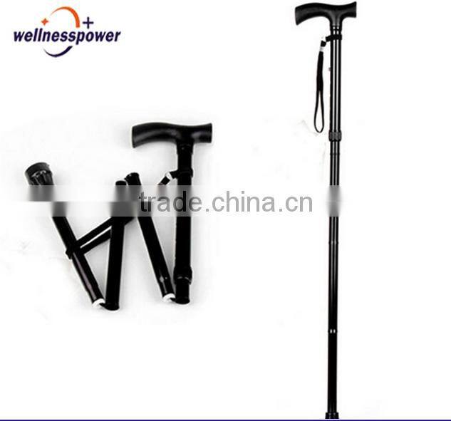 New products adjustable folding stool walking stick