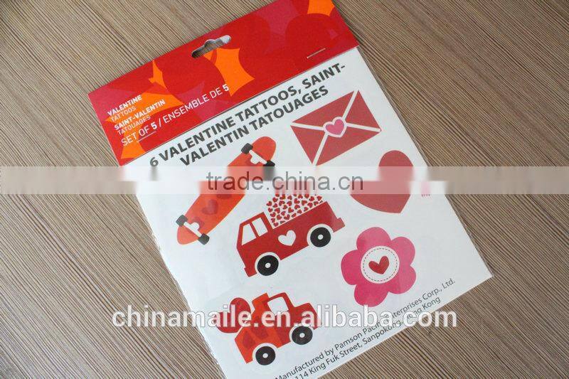 2015 fashion temporary finger free tattoo sticker