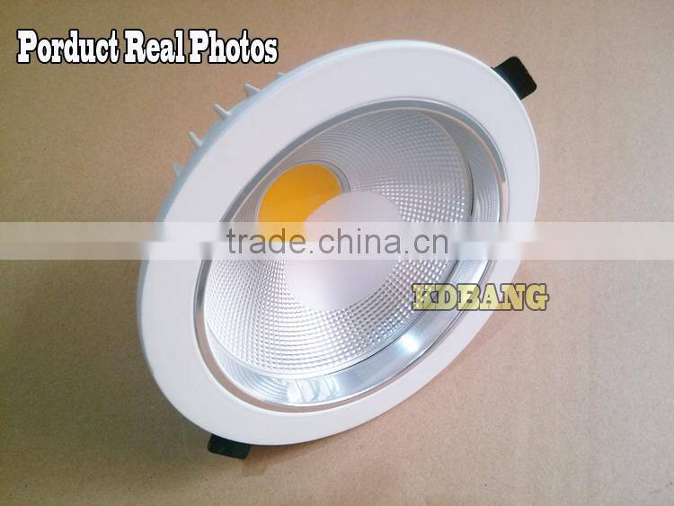 Die aluminum factory hot sale cob 30w 8 inch led downlight