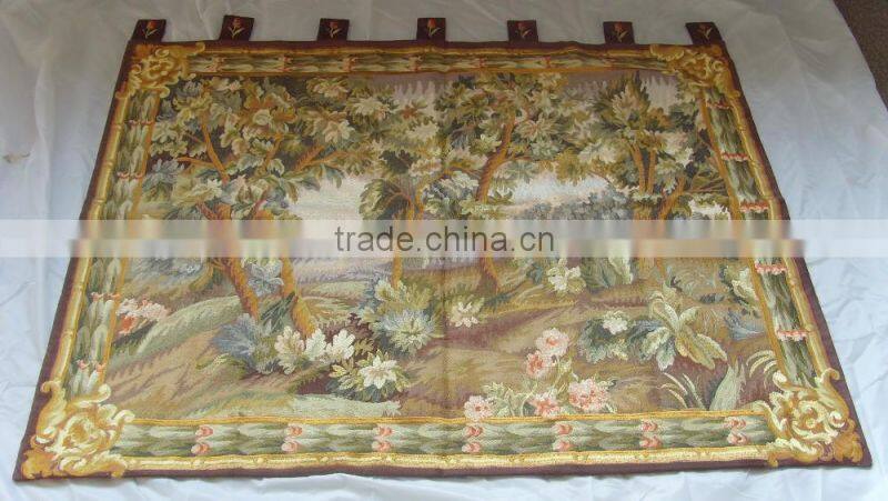 High quality machine embroidery tapestry/Vintage tapestry/Retro tapestry