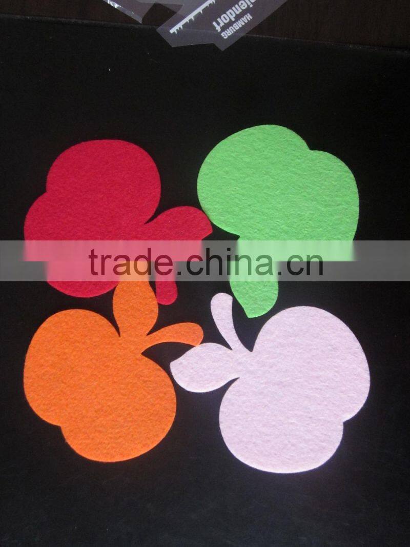 christmas felt placemats red felt backed placemat