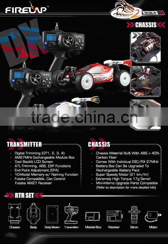 LS-01 1/16 high speed electric 4WD RC car