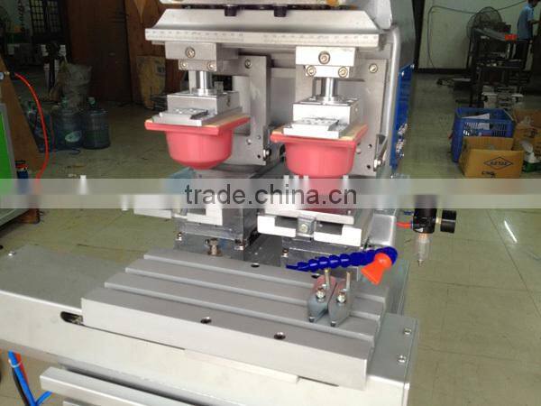 China Manufacturer 2 Color Pad Printing Machine for Printing Label Logo